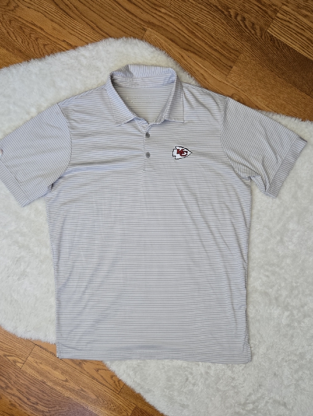 Antigua KC Chiefs Polo, Mens Large
